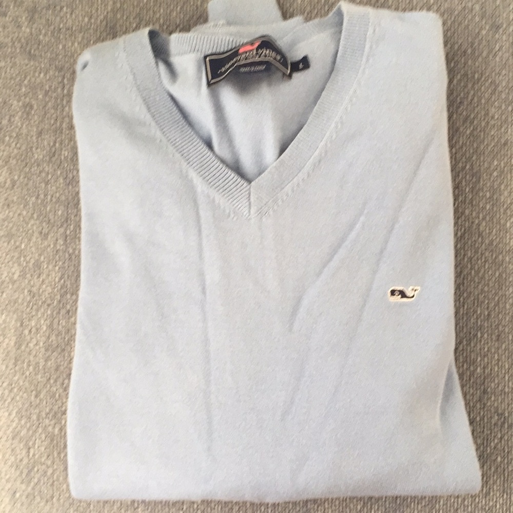 Men’s Vineyard Vines Cotton Vneck Sweater